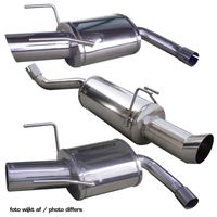 InoxCar uitlaat passend voor Citroën DS3 1.6i 16v Turbo (155pk) 2010- 120x80mm IXCIDS01120 - thumbnail