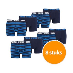 Puma Boxershorts 8-pack Stripe Blue-XL