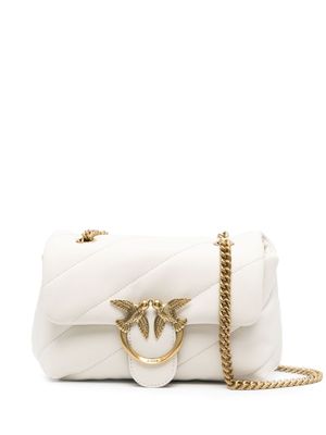 PINKO sac porté épaule matelassé à fermeture zippée - Blanc