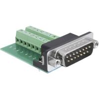 Delock Adapter 65275 D-sub male connector 180 ° Aantal polen: 15, 16 1 stuk(s)