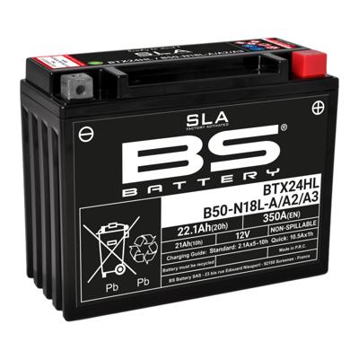 BS BATTERY Batterij gesloten onderhoudsvrij, Batterijen voor motor & scooter, BTX24HL / B50-N18L-A/A2/A3 SLA