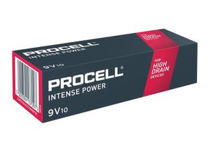 Duracell Procell Intense Alkaline 9V - 10 stuks