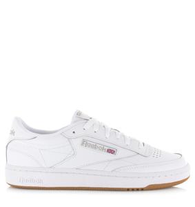 Reebok Reebok - Club C 85 white/light grey/gum Wit Leer Lage sneakers Dames