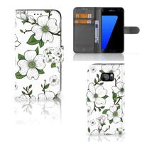 Samsung Galaxy S7 Edge Hoesje Dogwood Flowers