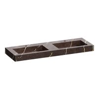 Wastafel Topa Artificial Marble 140 Copper Brown (2 krgt.)