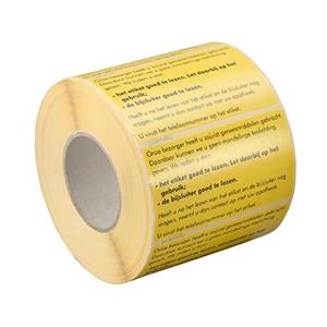 Spruyt Hillen Sticker bezorgen/bijsluiter