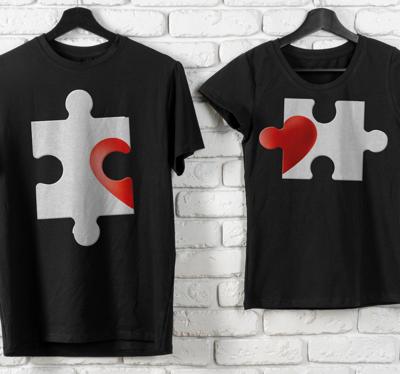 Couple T shirts Niet compleet zonder jou