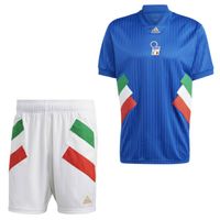 adidas Italië Icon Trainingsset Blauw Wit - thumbnail