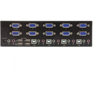 StarTech.com 4 poorts KVM switch met dubbele VGA 2 poorts USB 2.0 hub