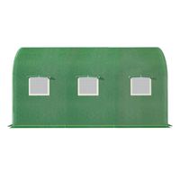 Viking Choice  Tuinkas vervangingszeil -  2x3,5M - groen PE-folie - thumbnail