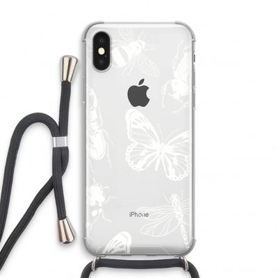 Tiny Bugs: iPhone XS Transparant Hoesje met koord