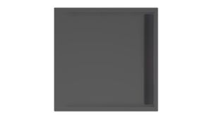 Xenz Easy-Tray douchebak 100x100x5cm zwart mat