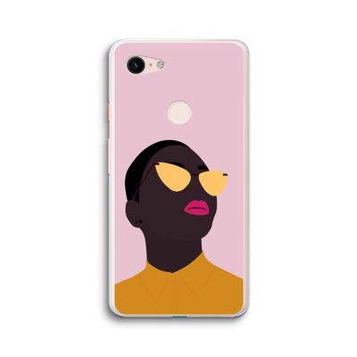 Yellow glasses: Google Pixel 3 XL Transparant Hoesje