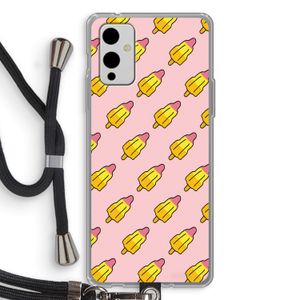 Waterijsjes: OnePlus 9 Transparant Hoesje met koord