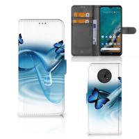 Nokia G50 | Telefoonhoesje | Met pasjeshouder | Vlinders