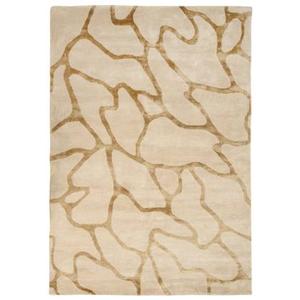 Beliani - MAKOLA - Vloerkleed - Beige - 160 x 230 cm - Viscose