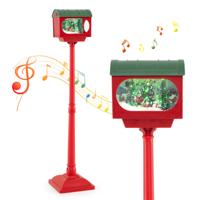 150 cm Muzikale Kerst Vloerlamp Vloerlamp met Sneeuwbal Lantaarn met Kerstboom Kerstman Soldaat en Geschenkdozen Geluid-Geactiveerd 150 cm Muzikale Kerst Vloerlamp Vloerlamp met Sneeuwbal Lantaarn met Kerstboom Kerstman Soldaat en Geschenkdozen Geluid-Geactiveerd