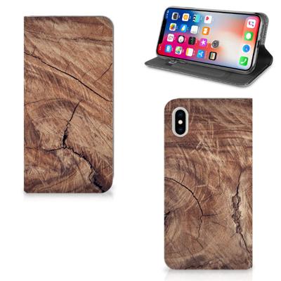 Apple iPhone Xs Max Book | Wallet Case | Tree Trunk
