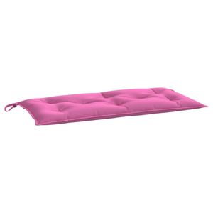 vidaXL Tuinbankkussen 100x50x7 cm oxford stof roze