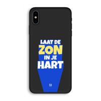 Laat de zon in je hart: iPhone XS Biologisch afbreekbaar hoesje