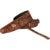 Ortega OSBS-1 Genuine Leather Strap Chestnut Tree gitaarband