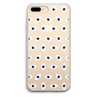 Eyes pattern: iPhone 7 Plus Transparant Hoesje