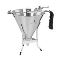 Vultrechter - 1.8 L - roestvrij staal - 3 vultips - ergonomische handgreep