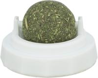 TRIXIE CATNIP BAL MET HOUDER ZELFKLEVEND