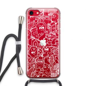 Vexx City #2: iPhone SE 2020 Transparant Hoesje met koord
