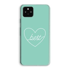 Best heart pastel: Google Pixel 5a 5G Transparant Hoesje