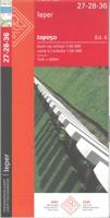 Topografische kaart - Wandelkaart 27-28-36 Topo50 Ieper | Slagvelden Eerste Wereldoorlog | NGI - Nationaal Geografisch Instituut