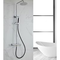 Opbouw Regendouche Set BWS Talpa Pro Hoofddouche 30 cm met Staaf Handdouche - thumbnail