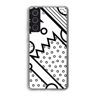 Pop Art #4: Samsung Galaxy S21 FE Transparant Hoesje