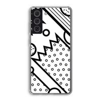 Pop Art #4: Samsung Galaxy S21 FE Transparant Hoesje