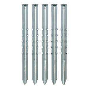 Grondpennen/tentharingen van metaal - 40 cm - 10x stuks - XXL size - Kampeer artikelen