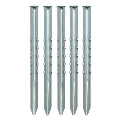 Grondpennen/tentharingen van metaal - 40 cm - 10x stuks - XXL size - Kampeer artikelen