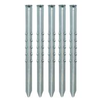 Grondpennen/tentharingen van metaal - 40 cm - 10x stuks - XXL size - Kampeer artikelen