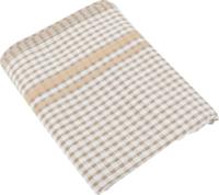 Handdoek, ft 50 x 70 cm, gewafeld, beige, pak van 3 stuks