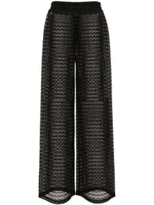 Melissa Odabash pantalon Sienna à coupe ample - Noir