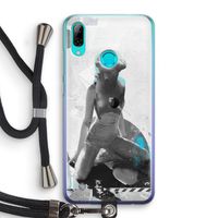 I will not feel a thing: Huawei P Smart (2019) Transparant Hoesje met koord