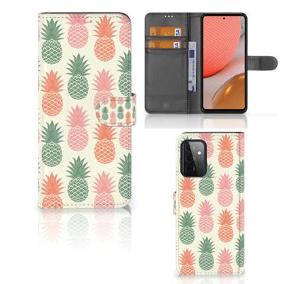 Samsung Galaxy A72 | Book Cover | Ananas