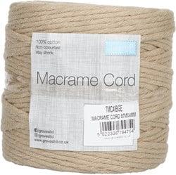 Trimits Macramé Cord Cotton 87m x 4mm 01 Beige