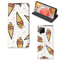 Samsung Galaxy A42 Flip Style Cover Icecream