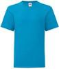 Fruit Of The Loom F130K Kids´ Iconic T - Azure Blue - 140