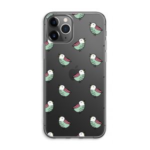 Vogeltjes: iPhone 11 Pro Max Transparant Hoesje
