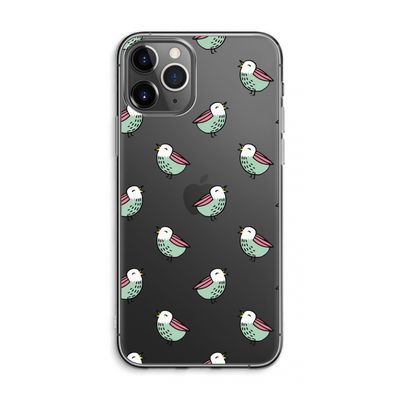Vogeltjes: iPhone 11 Pro Max Transparant Hoesje