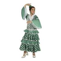 Kostuums voor Kinderen My Other Me Giralda Groen Flamenco danser Maat 5-6 Jaar