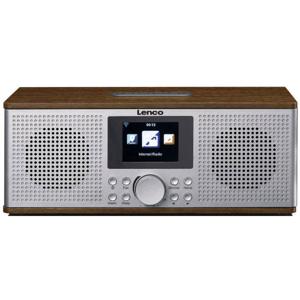 Lenco DIR-170 Internetradio DAB+, VHF (FM), Internet AUX, Bluetooth, USB, Internetradio Walnoot