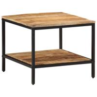 Salontafel 55x55x45 cm massief ruw mangohout Salontafel 55x55x45 cm massief ruw mangohout