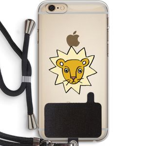 Kleine leeuw: iPhone 6 PLUS / 6S PLUS Transparant Hoesje met koord